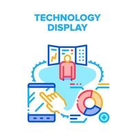 Technology Display Device Vector Concept Color