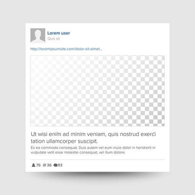 Social Photo Frame Vector. Transparent. Modern Mobile App Communication. Communication Sign Illustration