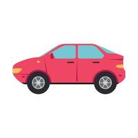 red car vehicle vector design