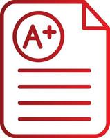 A Plus Vector Icon