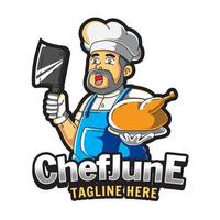 Chef Logo Template vector