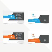 creative professional vector business card design template