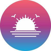 Sunrise Vector Icon