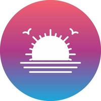 Sunrise Vector Icon