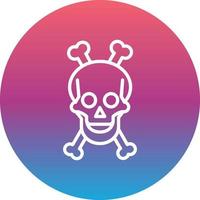 Skull And Bones Vector Icon