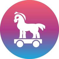 icono de vector de caballo de troya