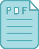 icono de vector de pdf