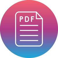 Pdf Vector Icon