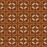 Seamless of Brown Ethnic Pattern vector