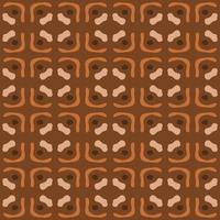 Seamless of Brown Ethnic Pattern vector