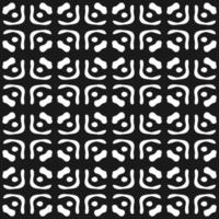 Seamless of Black Ethnic Pattern vector
