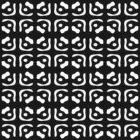 Seamless of Black Ethnic Pattern vector