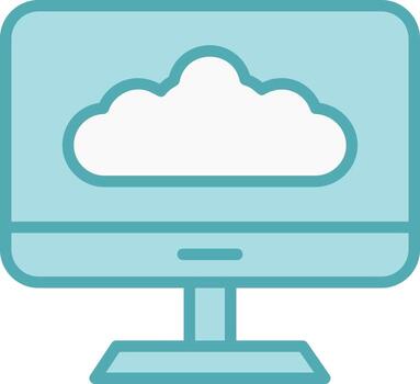 Cloud Computing Vector Icon