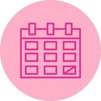 icono de vector de calendario