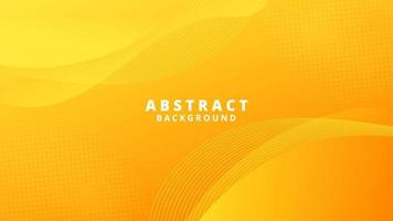 Abstract yellow Fluid Wave Background vector