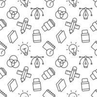 Seamless repeating pattern of art and web design for web sites, wrapping, printing, postcards, web sites, apps vector