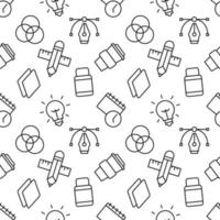 Seamless repeating pattern of art and web design for web sites, wrapping, printing, postcards, web sites, apps vector