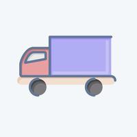 Icon Delivery. related to Online Store symbol. doodle style. simple illustration. shop vector