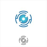 Security technology and surveillance icon vector