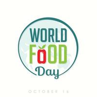 World Food Day Banner vector illustration for element design