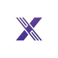 X Logo Design and template. vector