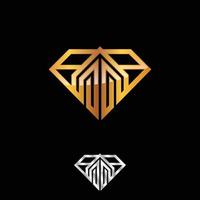Diamond design logo for construction industry