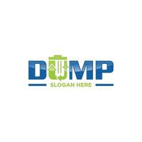 DUMP letter for element design symbol vector