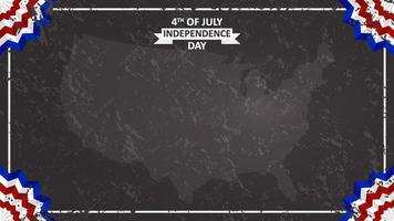 happy independence day 4 th of july background web banner poster with copy space area text space vector