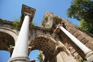 Hadrians Gate in Antalya, Turkiye photo