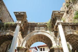 Hadrians Gate in Antalya, Turkiye photo