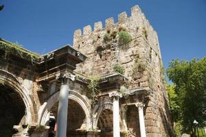 Hadrians Gate in Antalya, Turkiye photo