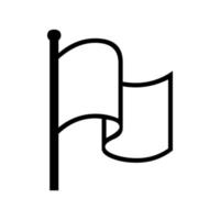 Simple flag icon vector