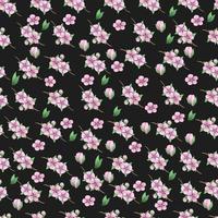 seamless floral pattern vector