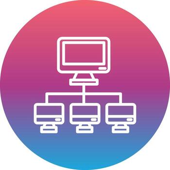 Computer Networking Vector Icon