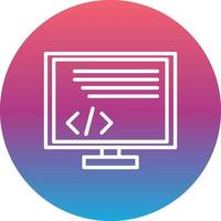 icono de vector de programación