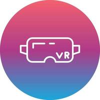 Virtual Reality Vector Icon