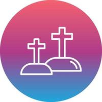 Cemetery Vector Icon