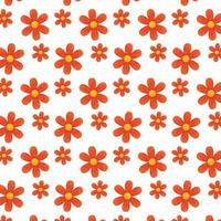 Isolated flowers background vector design