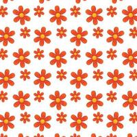 Isolated flowers background vector design