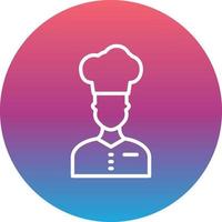 icono de vector de chef