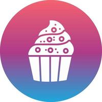 icono de vector de muffin