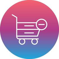 Remove from Cart Vector Icon