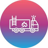 Fire Truck Vector Icon