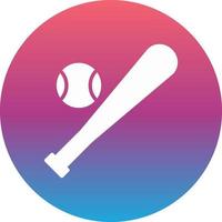 icono de vector de béisbol