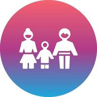 icono de vector de familia