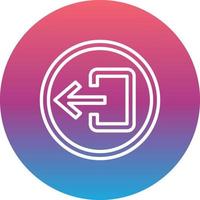 Logout Arrow Vector Icon