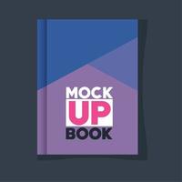 corporate identity branding mockup, mockup with books of covers white and pink color vector