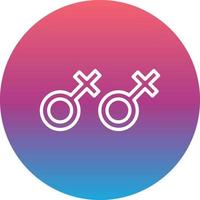 Homosexual Vector Icon