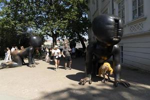 PRAGUE, CZECH REPUBLIC - JULY 15 2019 - Town is full of tourist in summer time photo