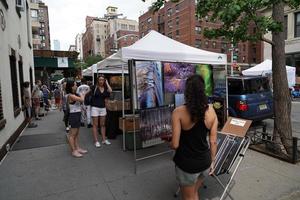 NEW YORK, USA - MAY 25 2018 - New york annual street art market photo